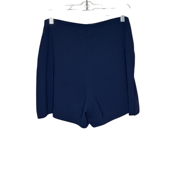 Trina Turk blue front bow high rise dress shorts size 8 - Picture 2 of 8